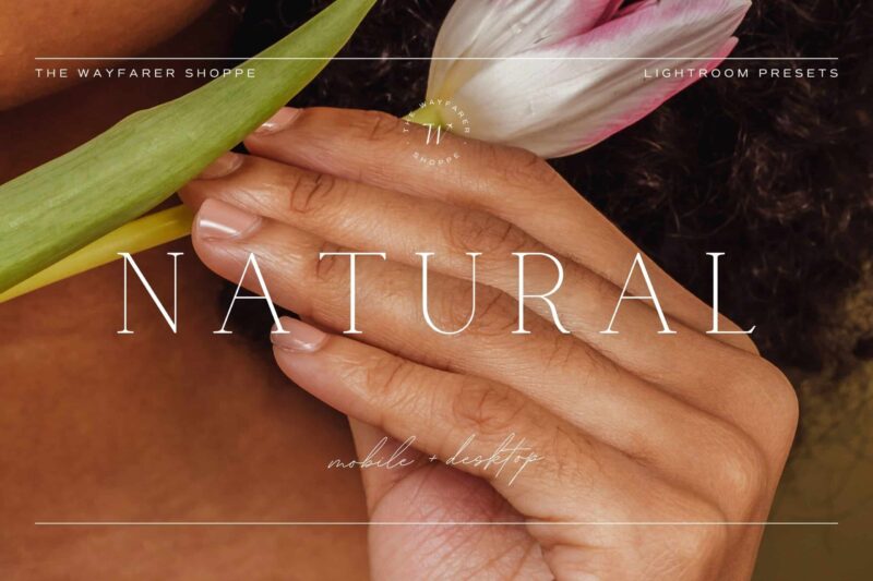 5 Natural Lightroom Presets | Mobile + Desktop