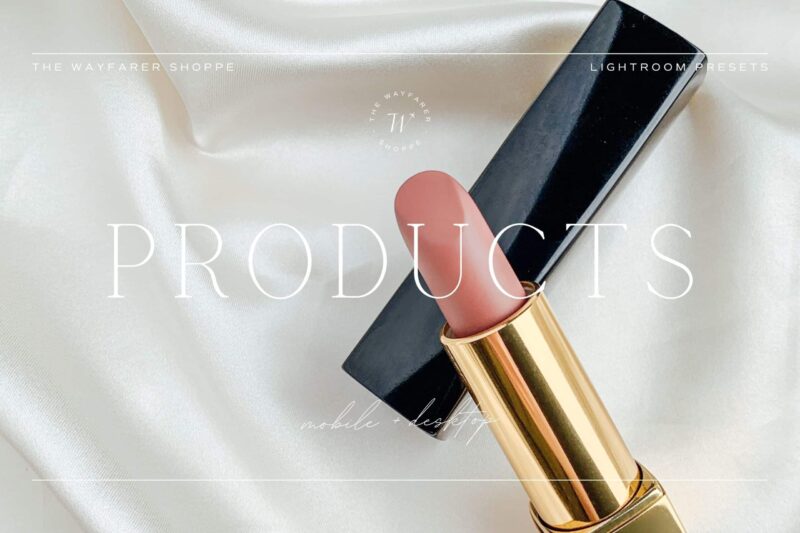 5 Products Lightroom Presets | Mobile + Desktop