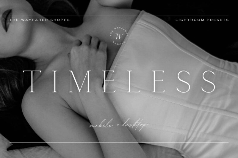 5 Timeless Lightroom Presets | Mobile + Desktop