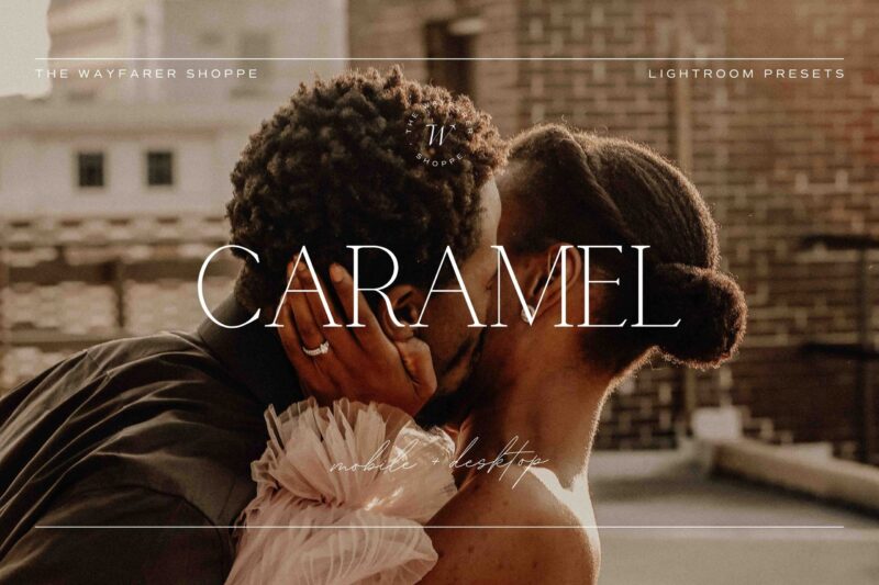 5 Caramel Lightroom Presets | Mobile + Desktop