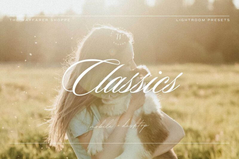 5 Classics Lightroom Presets | Mobile + Desktop
