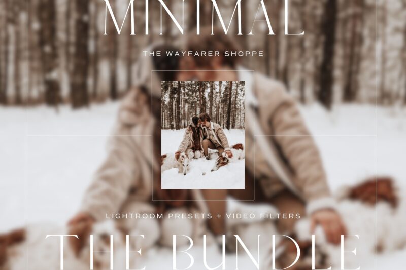 Minimal Lightroom Presets + Video Filters Bundle