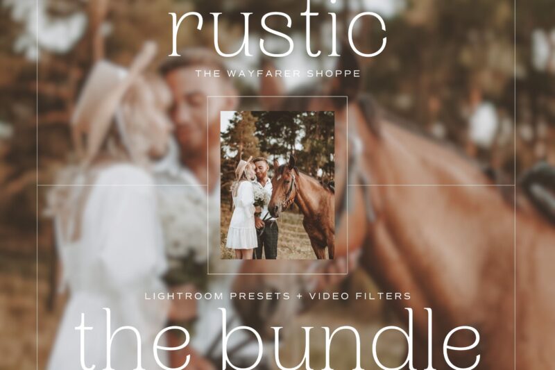 Rustic Lightroom Presets + Video Filters Bundle