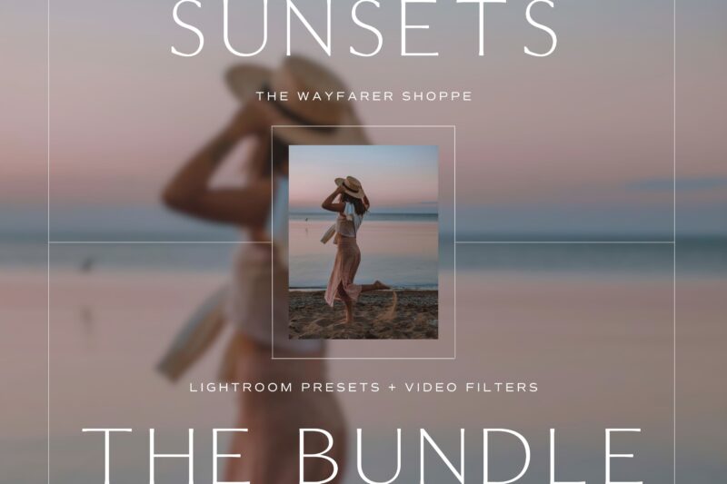 Sunsets Lightroom Presets + Video Filters Bundle
