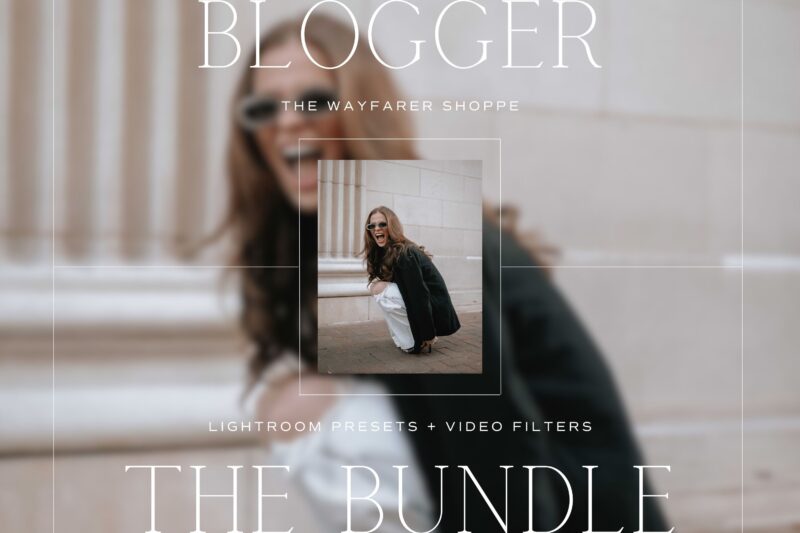 Blogger Lightroom Presets + Video Filters Bundle