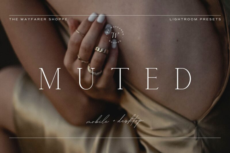 5 Muted Lightroom Presets | Mobile + Desktop
