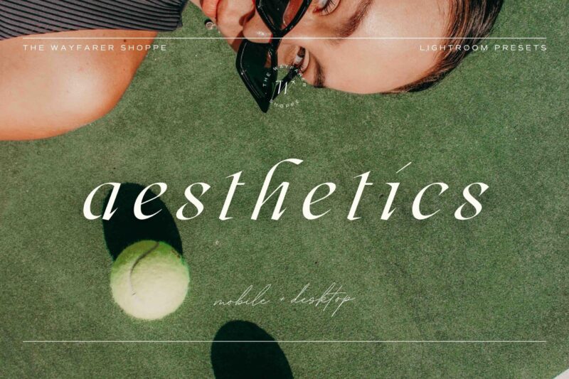 5 Aesthetics Lightroom Presets | Mobile + Desktop