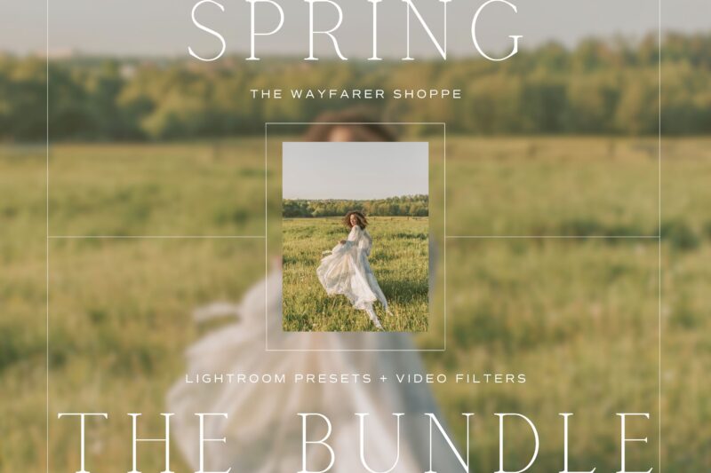 Spring Lightroom Presets + Video Filters Bundle