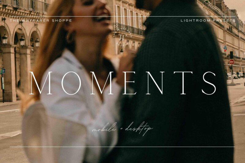 5 Moments Lightroom Presets | Mobile + Desktop