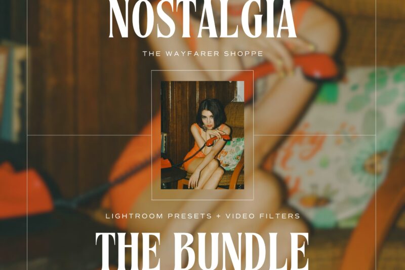 Nostalgia Lightroom Presets + Video Filters Bundle