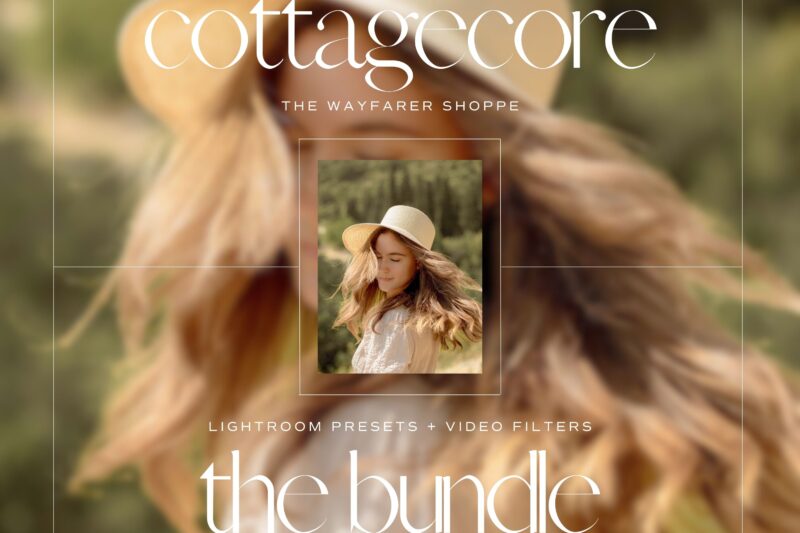 Cottagecore Lightroom Presets + Video Filters Bundle