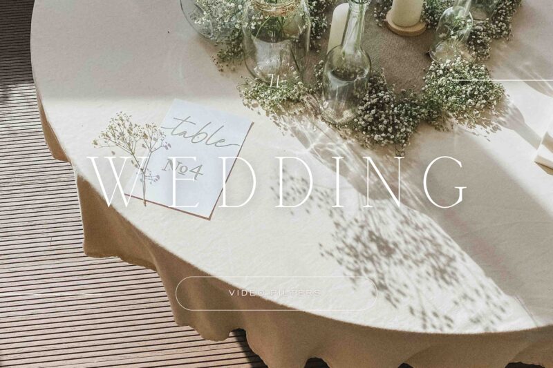 5 Wedding Mobile Video Filters